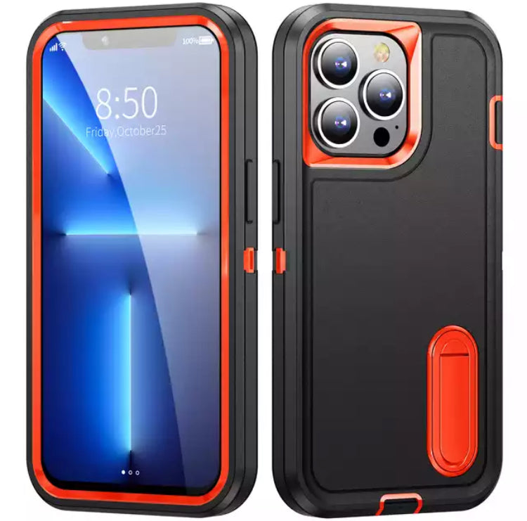 Premium Drop-Protection Style Double-Layers Kickstand Phone Case- for Apple iPhone 14 Series 2022 - Super Savings Technologies Co.,LTD Premium Drop-Protection Style Double-Layers Kickstand Phone Case- for Apple iPhone 14 Series 2022 - Super Savings Technologies Co.,LTD